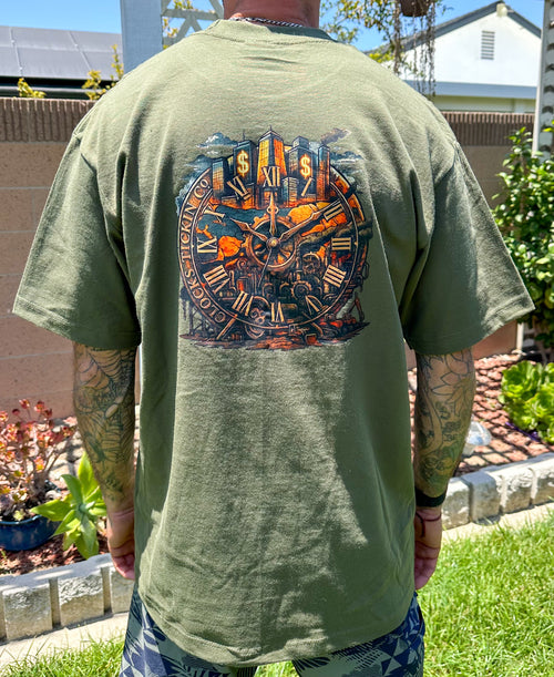 Clocks Tickin Co. "Time Is Money" Heavyweight Tee